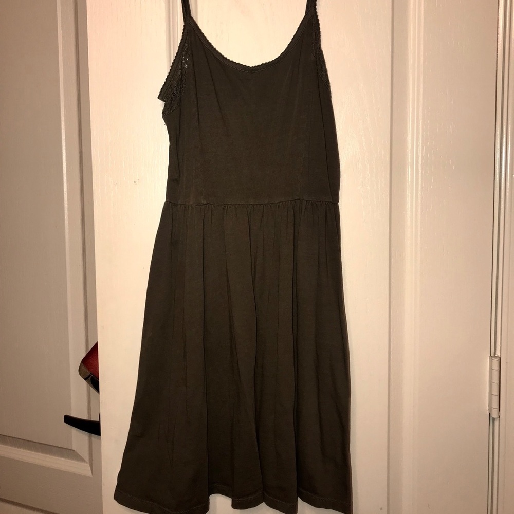 2 Olive & Black Dresses